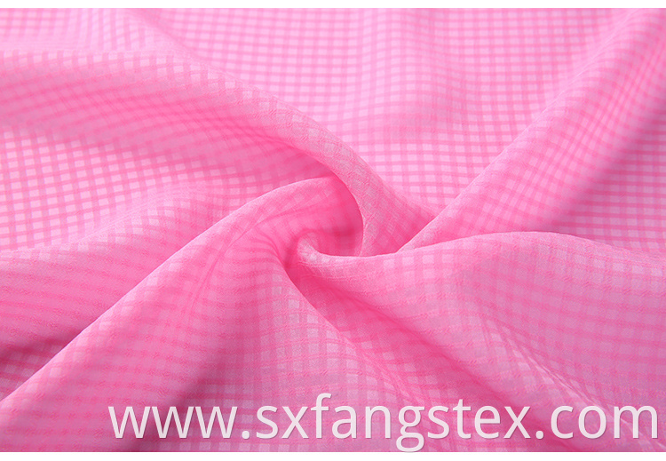 Flat 160D Polyester CEY Jacquard Woven Ladies Fabric 3